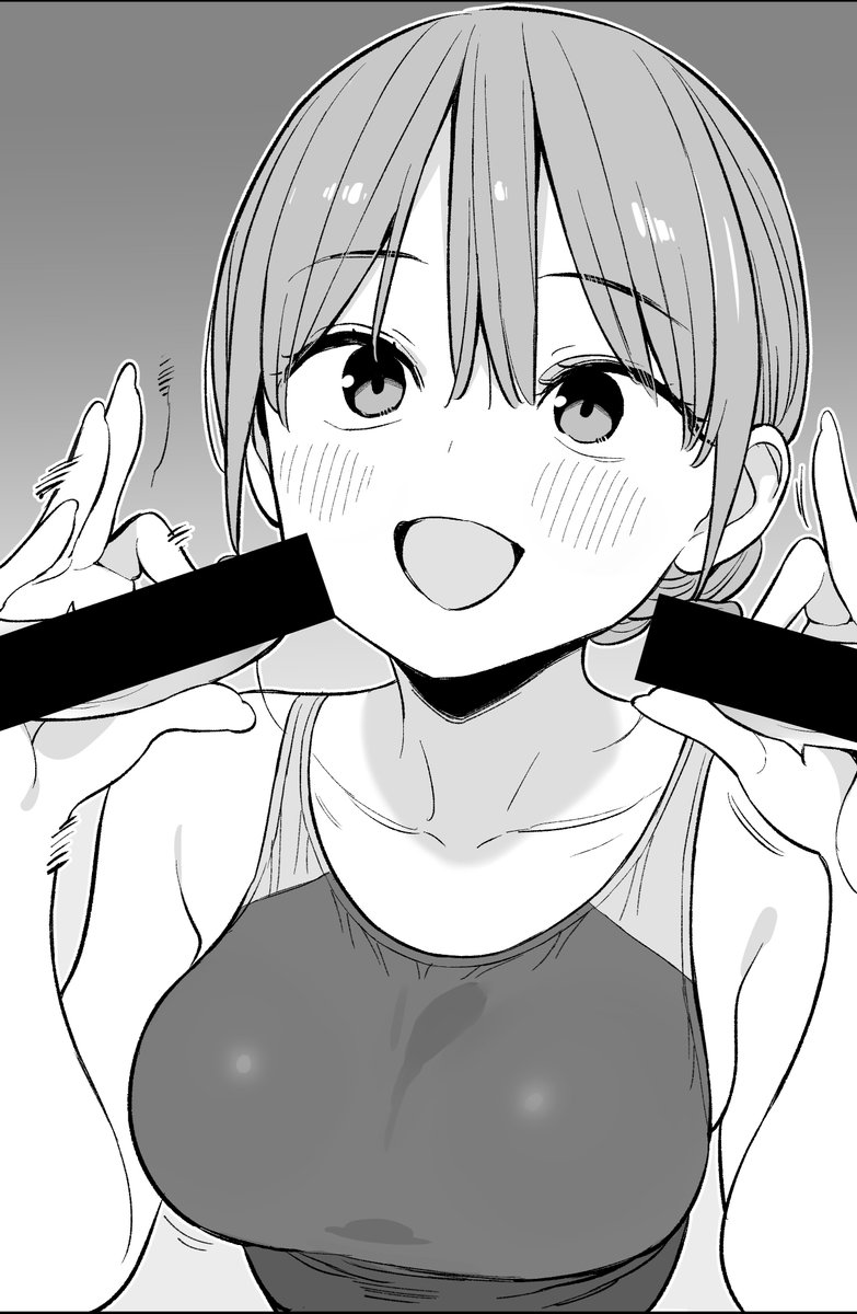 norahigumaxx's tweet photo. 導入のページ少し増やそうとして描いたページの一コマにしか出てこない水泳部の人。後輩くんの性欲を処理しています。 https://t.co/SVBjW1xN17
