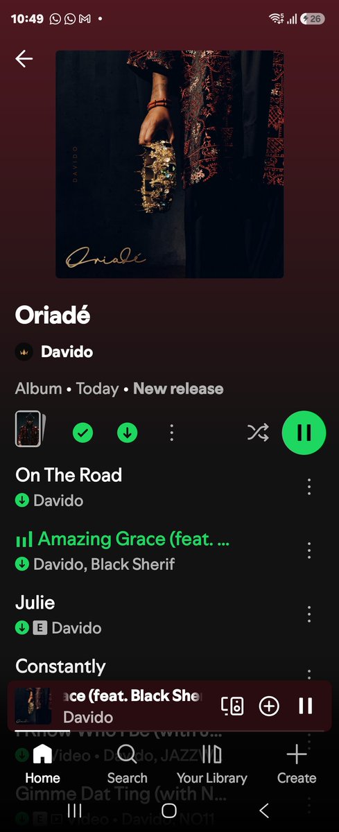 Gatiri's tweet photo. @davido Action speaks louder than words.... Are you streaming this breath of fresh air that Oriade is blowing on me. This rainy season aka Summer choke.... https://t.co/SSdWcOVg3X