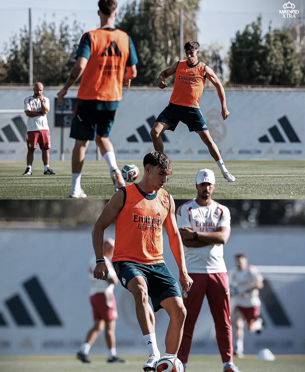 MadridXtra's tweet photo. 13 hours after being announced, Carlos Espi begins training with the team. 🤍👀 https://t.co/7t6VenlS2o