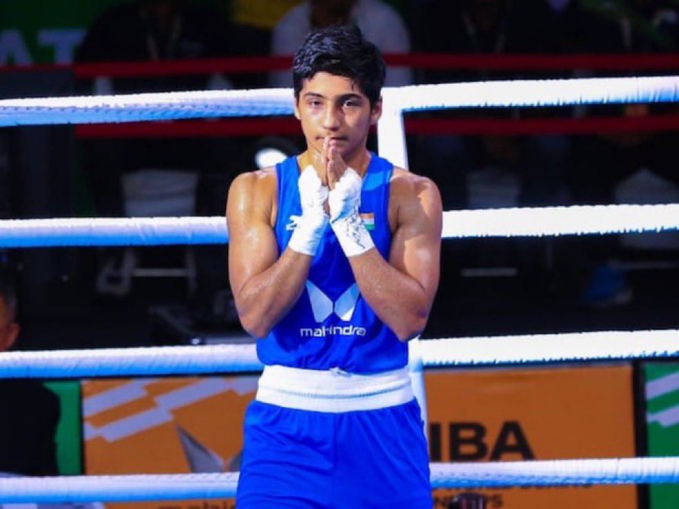 TheKhelIndia's tweet photo. PREETI PAWAR STORMS INTO FINALS! 💪

- 1st Indian Boxer to Qualify for the Finals at the Commonwealth Games 2026! 🇮🇳 https://t.co/JWXwnz49GG