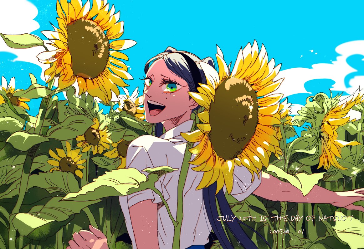 blackdog05's tweet photo. ずっと好きですって言ってもらえた夏生ちゃんとひまわり畑の絵やっと見つけた～！！ありがとうございます！！！🌻🌻🌻 https://t.co/PBh7YhN5ly