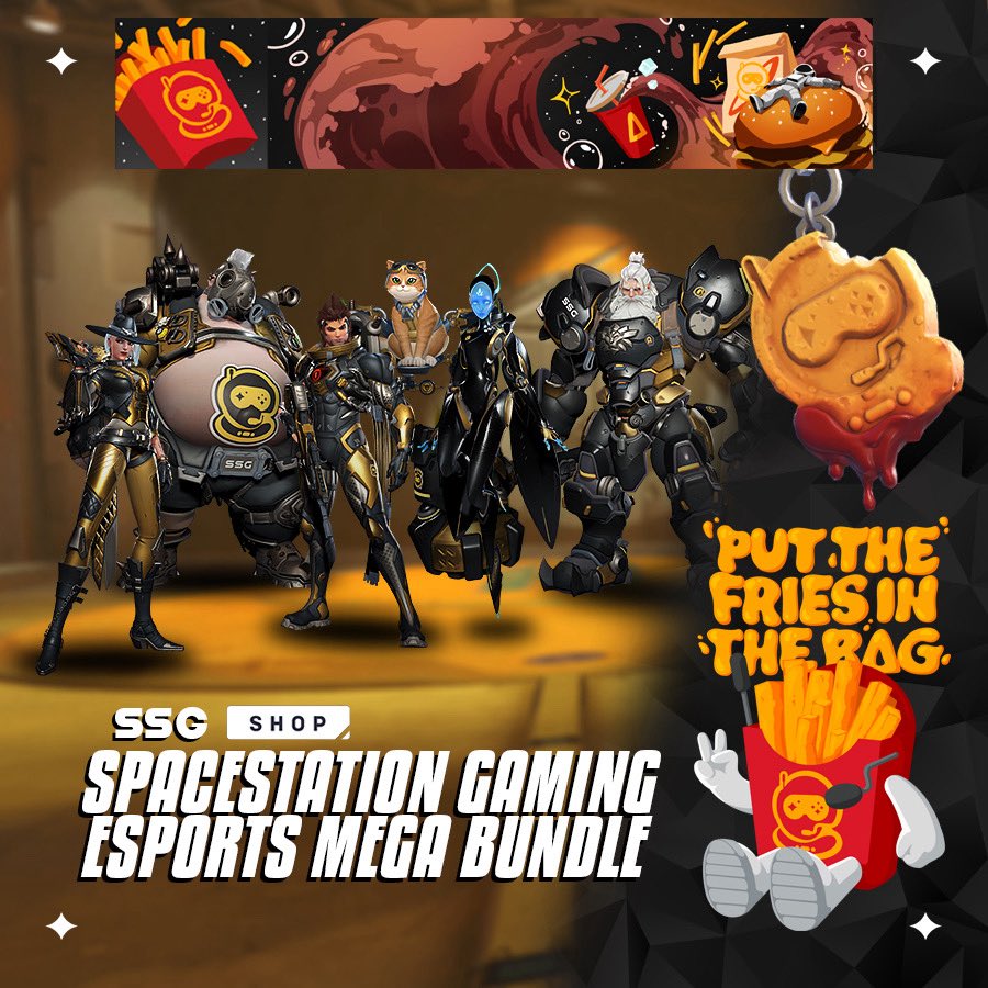 Spacestation's tweet photo. I HOPE YOU’RE HUNGRY FOR NEW OW SKINS https://t.co/Li9QbSt0D5