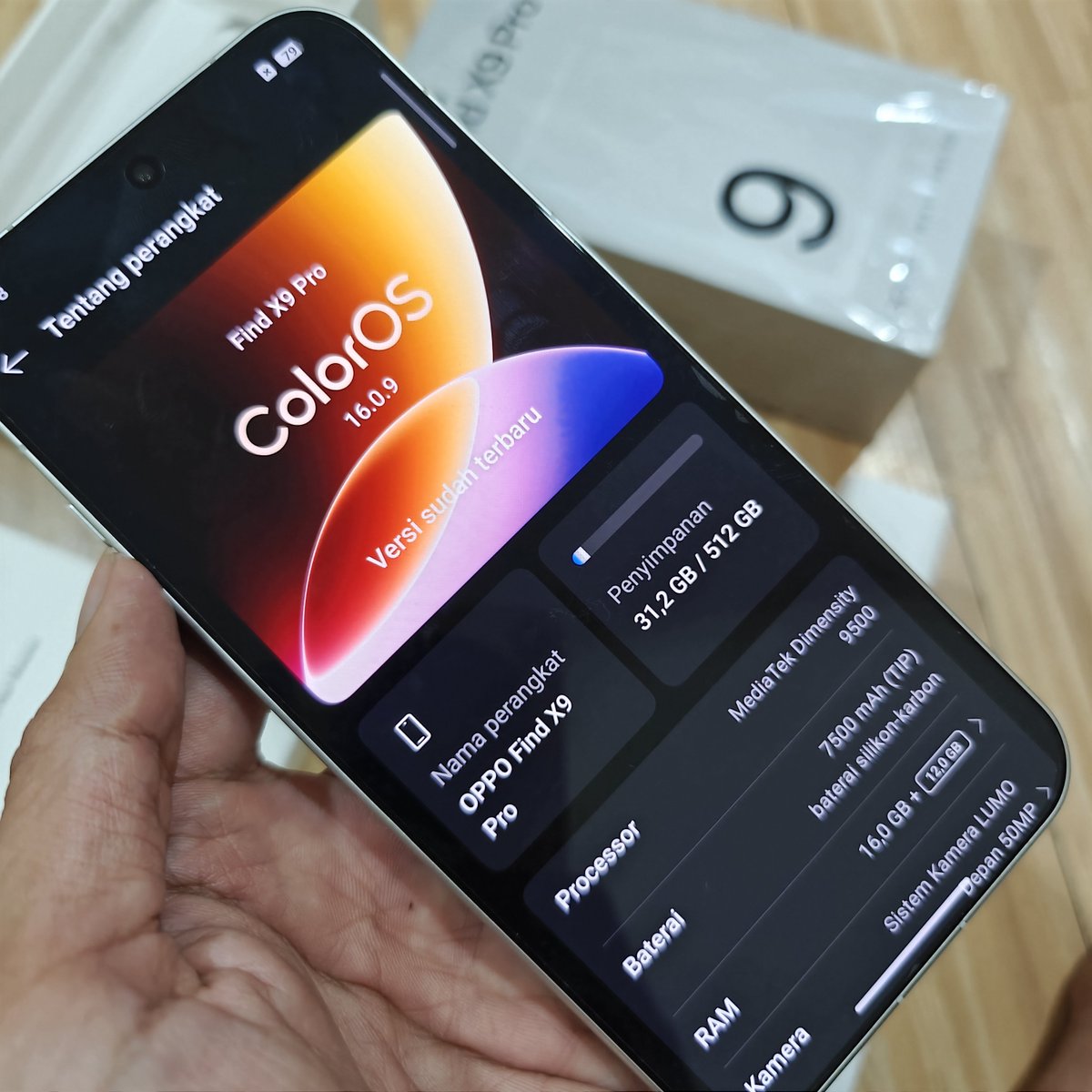 bradergadgets's tweet photo. Oppo Find X9 Pro 16/512
- Resmi (ON 20 Okt 2026) Silk White
- Mulus 99% Fullset Fungsi No Minus
#oppo #oppofindx9pro #oppofind
* No Complain No Claim Tanpa Video Unboxing Lengkap (Dari Awal-Akhir Tanpa Potongan Video dan Menunjukkan Tanggal Unboxing) https://t.co/fPVaYEtZbG