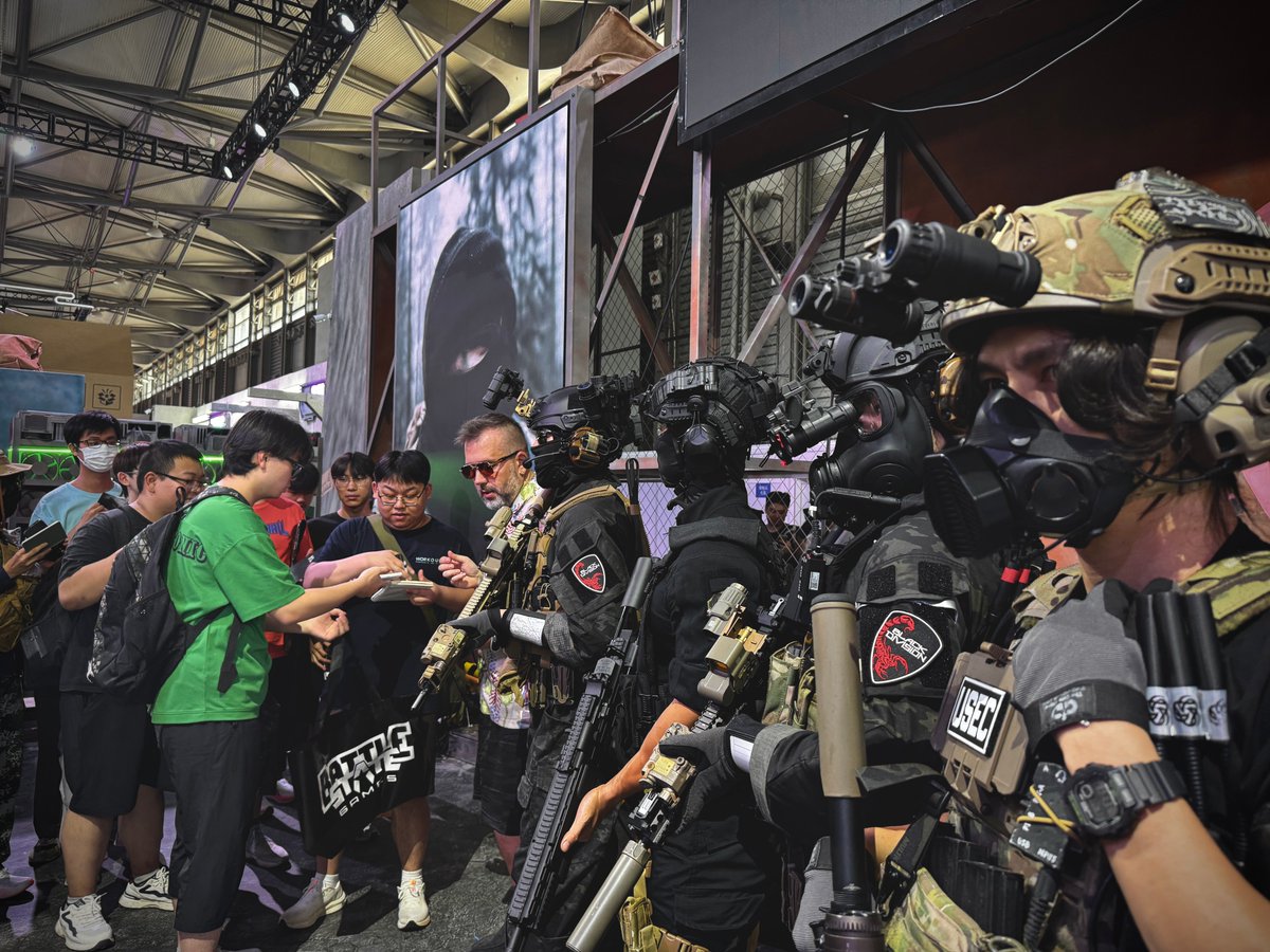tarkov's tweet photo. ChinaJoy Day 1
#EscapefromTarkov #TarkovCJ26 https://t.co/23t2athXdo