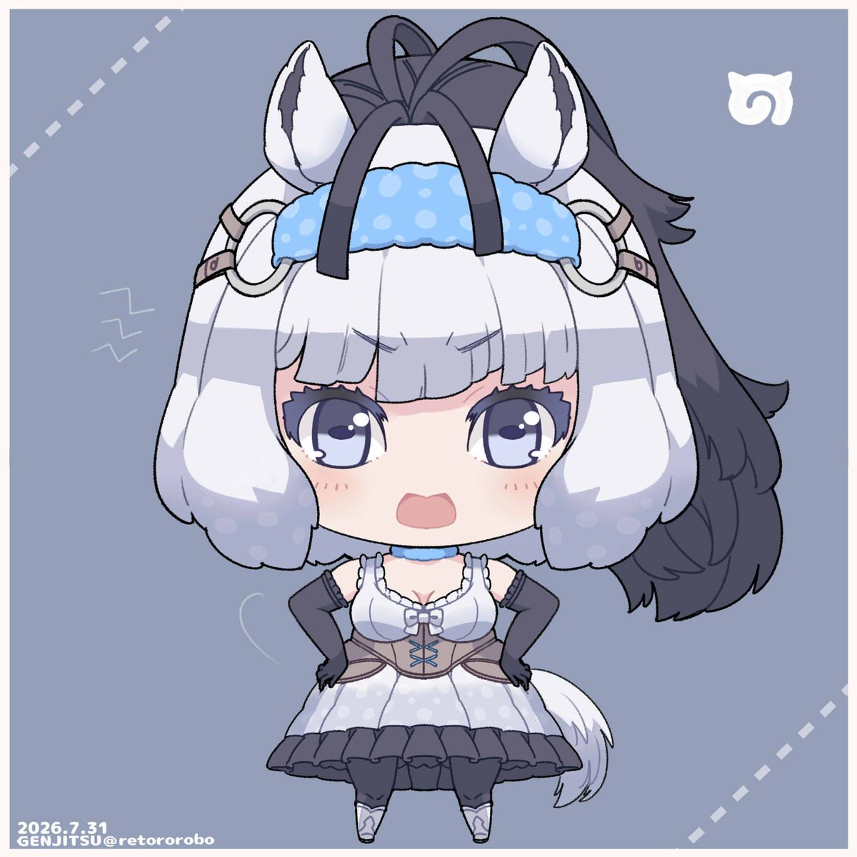 retororobo's tweet photo. ▪️けもフレ３『サラブレッドあしげ』ちゃんを描きました✨️🐎✨️
#けもフレ３ #けものフレンズ https://t.co/GB5wGkrxDx