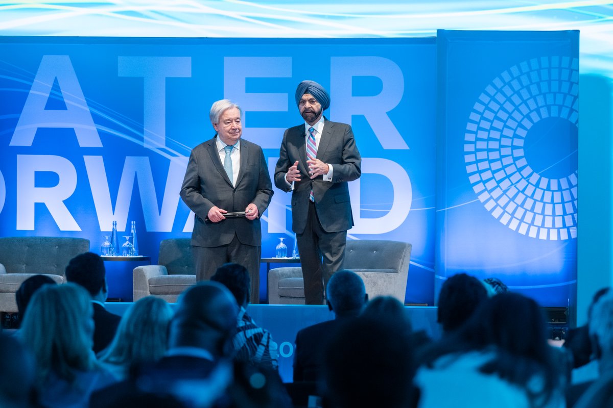 TheGwsp's tweet photo. “Water is life—and no strategy for sustainable development can succeed without it.” — UN SG @antonioguterres 
 
Watch #WaterForward—the global push to deliver water security to 1 billion people by 2030. 

https://t.co/PT9tKwEnDd https://t.co/r0vrNOtcme