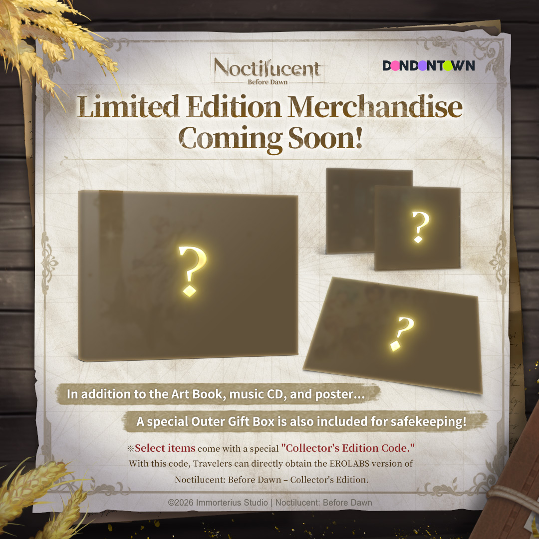 NoctilucentEN's tweet photo. Noctilucent: Before Dawn – Collector's Edition Brand New Merchandise Coming Soon!

#Noctilucent https://t.co/qIpYBe3fRZ