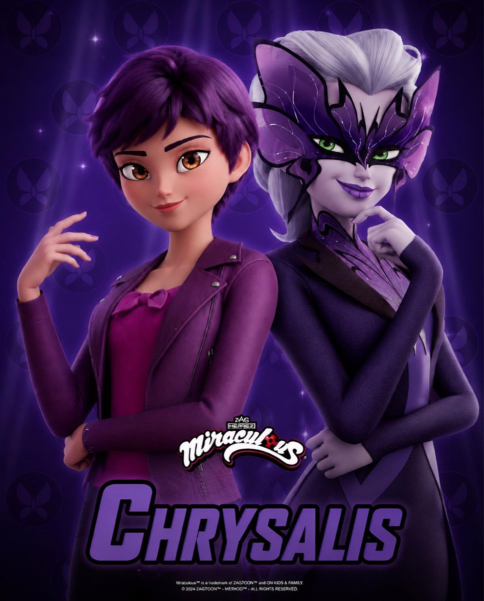MLB_Shadybug1's tweet photo. 🚨🚨 BREAKING: The official poster of Cerise Bianca as Chrysalis for ‘MIRACULOUS SEASON 6’ has been revealed.

#MLBS7Spoilers #mlbtwt #mlbs6
#MLBS6Spoilers #CeriseBianca https://t.co/z5iqERcuia