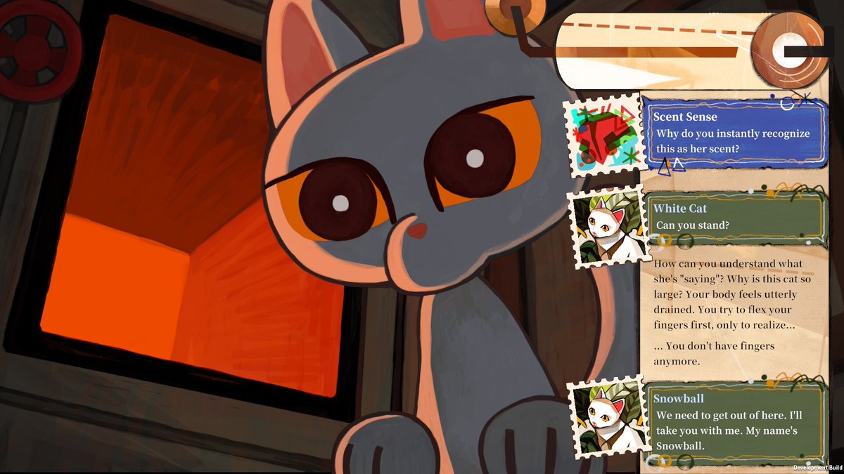 FelineFeverDrm's tweet photo. One day, you wake up...

...and you don't have hands anymore.

You are a cat now🐈

Welcome to 「Feline Fever Dream」

#ScreenshotSaturday
#indiegame https://t.co/Hla0rjlX31