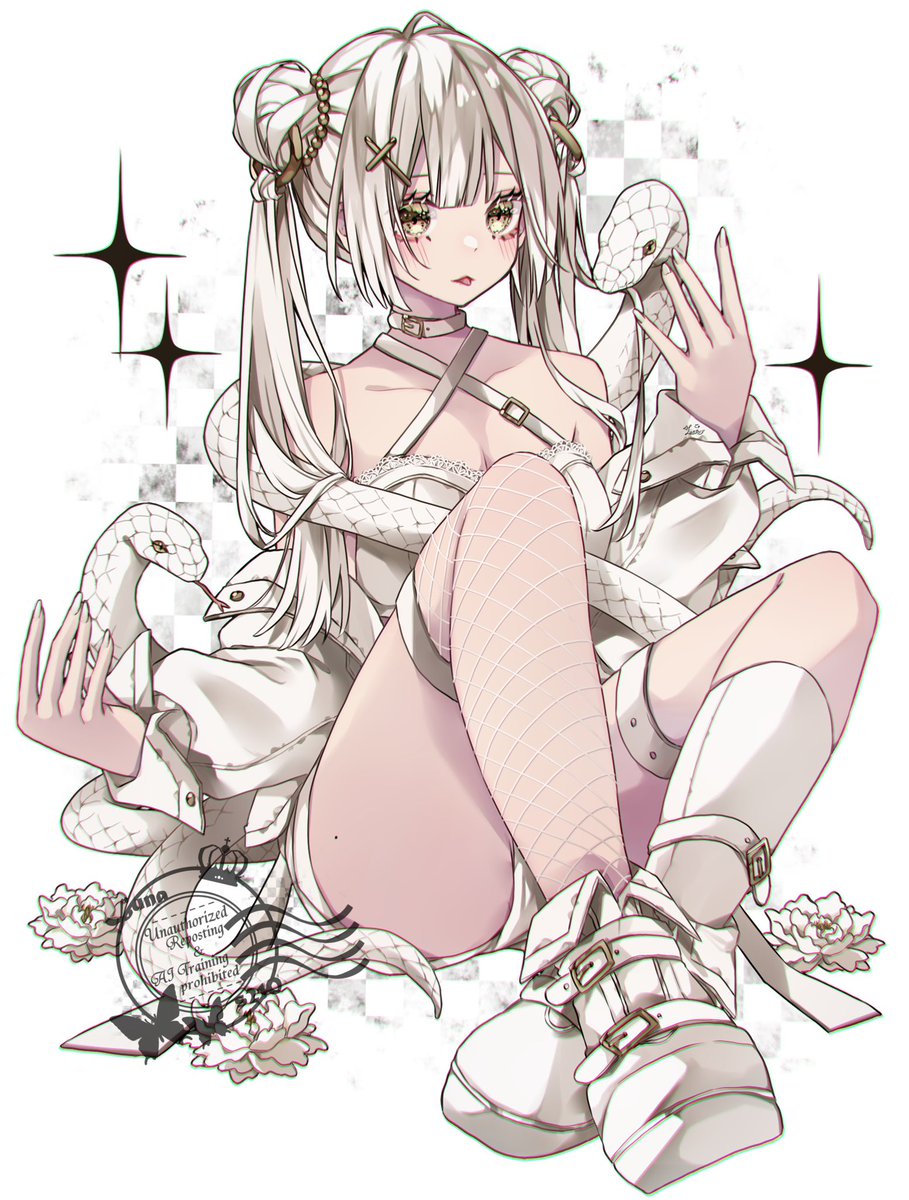 Luna_s210's tweet photo. 🐰×🐍×🦋まとめ #イラスト https://t.co/wUkteXvtQN
