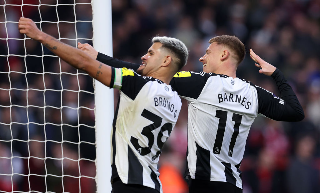 DomScurr's tweet photo. ���️Harvey Barnes on Wednesday night: "Bruno is back in on Friday, so it'll be good to see him.

"He's the captain of the football club, so it'll be exciting to have him back.

"It's just good to see him on Friday, and I'm excited." https://t.co/D5wXip2Qqp