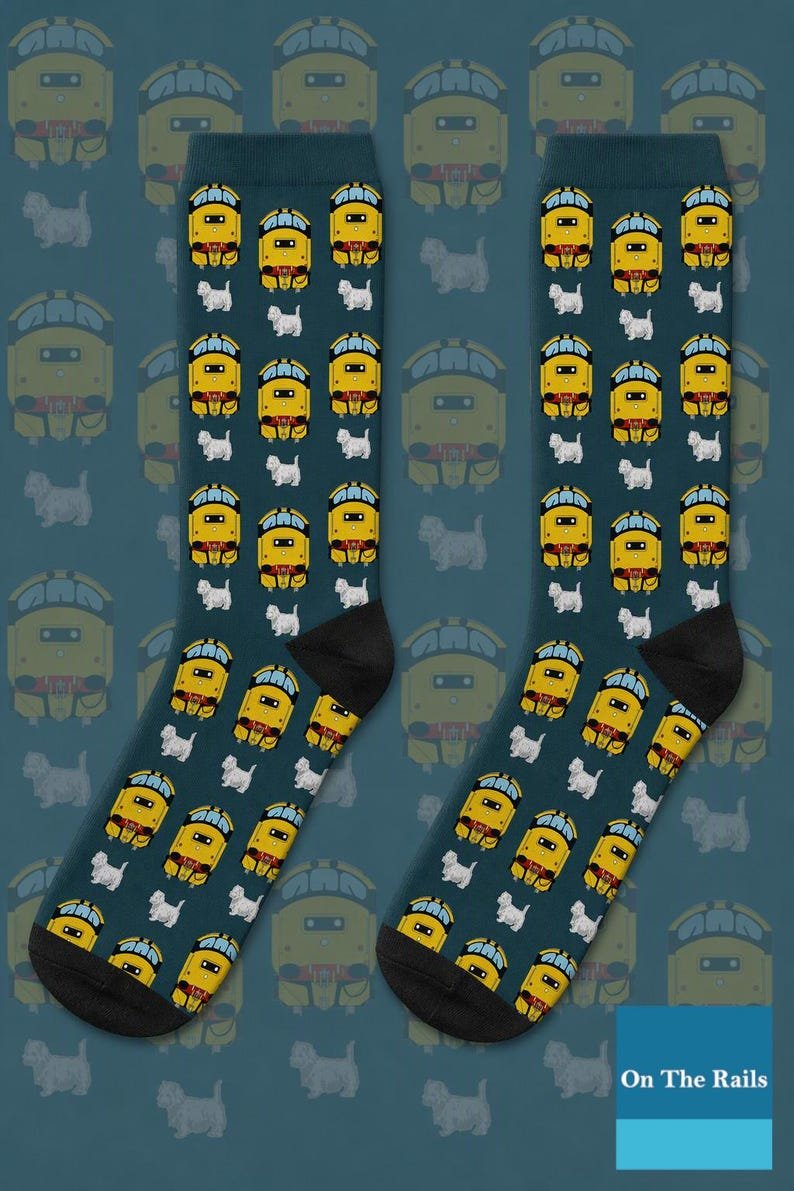 Ontherails2's tweet photo. New socks!

- Talyllyn Railway
- Azuma / Class 91
- Era 1
- Class 37

Which one do you like best?

Order here:
https://t.co/wxLLgdzSwe…

#talyllyn #trains #class37 #railway200 #mhhsbd #railways #giftideas #lner #traintwitter #tmrguk https://t.co/Th9RrOX1ZF