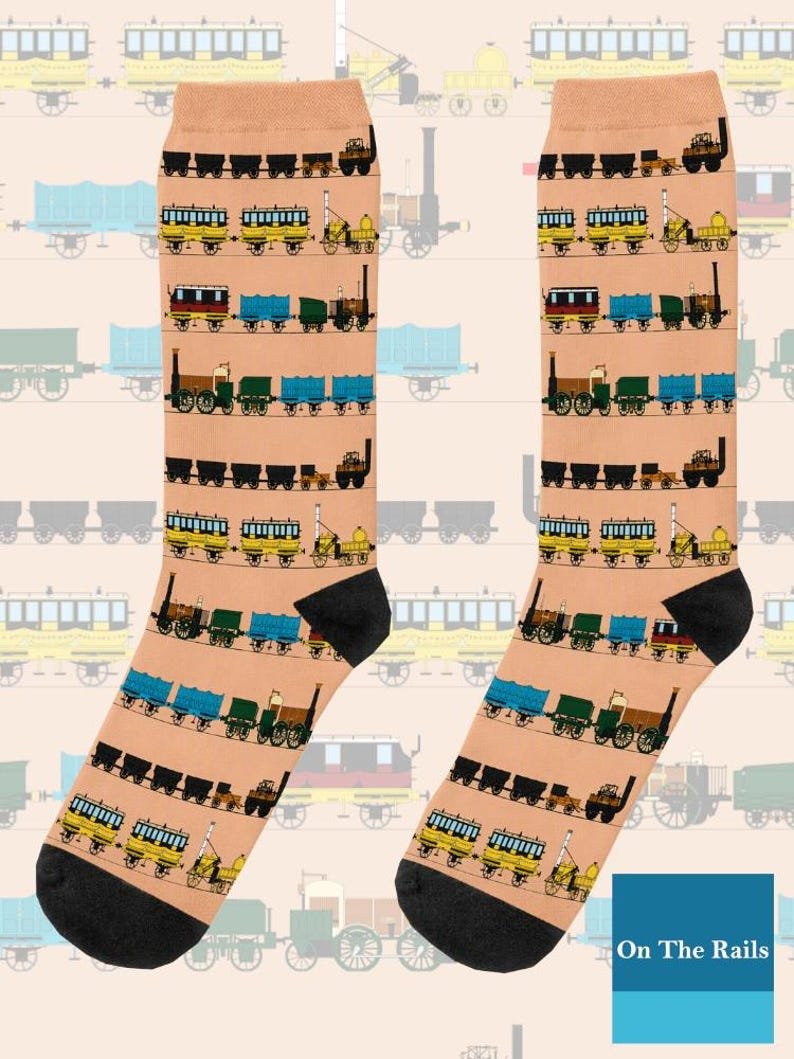 Ontherails2's tweet photo. New socks!

- Talyllyn Railway
- Azuma / Class 91
- Era 1
- Class 37

Which one do you like best?

Order here:
https://t.co/wxLLgdzSwe…

#talyllyn #trains #class37 #railway200 #mhhsbd #railways #giftideas #lner #traintwitter #tmrguk https://t.co/Th9RrOX1ZF