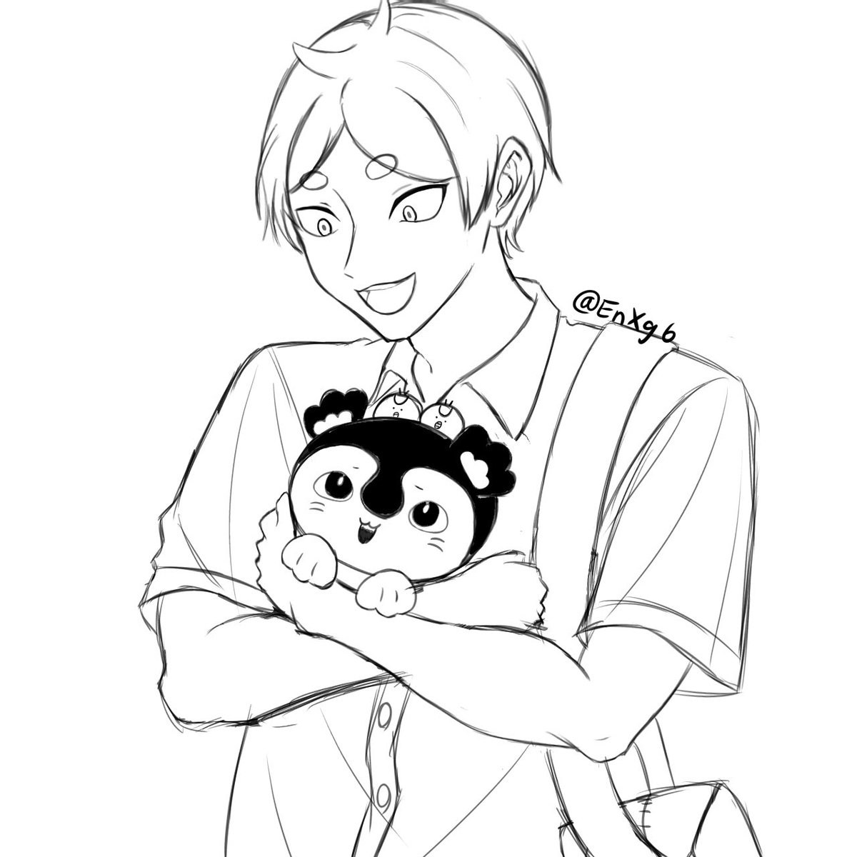 rs4ku's tweet photo. 今月は原稿ばっかりだったのによく頑張りました💯💮
 # 今月描いた絵を晒そう https://t.co/ICvsr5l236