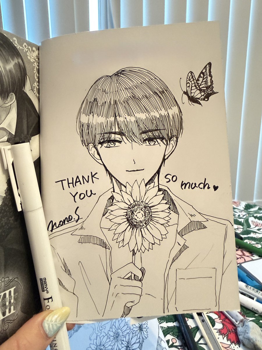 nono_shimanaga's tweet photo. Special illustration for our reader giveaway to celebrate the new volume release! 🎨✨
為咗紀念單行本發售,特別畫咗一張給讀者嘅禮物插畫!✨
#Giveaway #MangaGiveaway #NewVolume #單行本 #抽獎 #讀者禮物 #MangaArt #HandDrawn https://t.co/wqAWadQEZQ