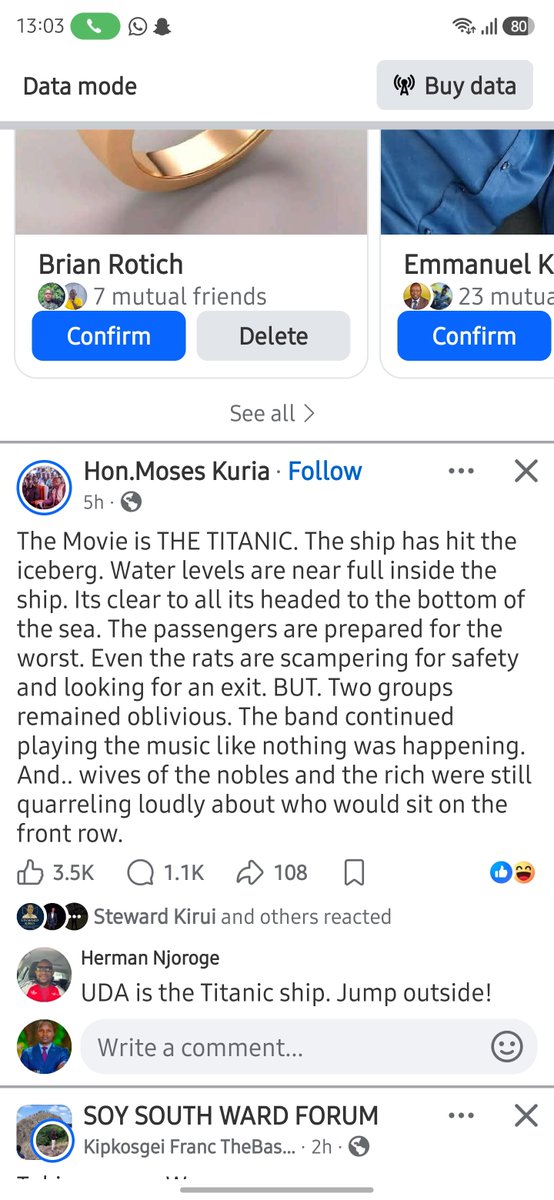 KKChemase's tweet photo. What is Moses Kuria Saying? https://t.co/OfLjqpvEez