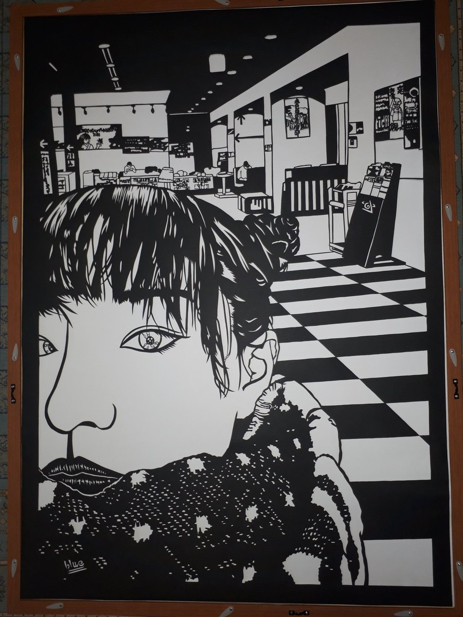 negative8969's tweet photo. 『あの娘はとても』

切り絵作品
SIZE :594mm×841mm
#あの娘はとても
#切り絵
#どうしようもない恋の唄 https://t.co/hK8V1WZ24A