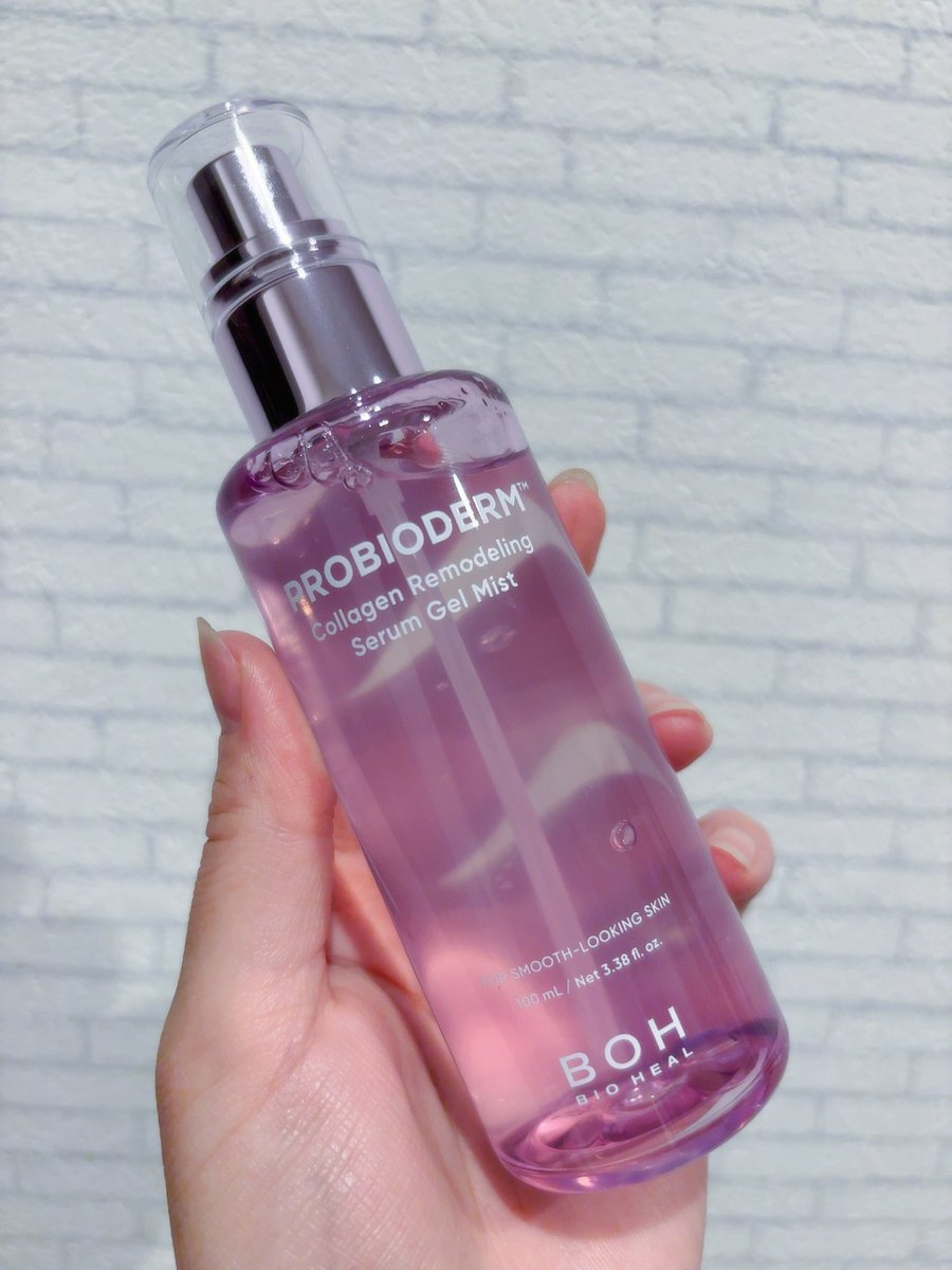 hsmm_cos's tweet photo. 【PR】プロバイオダーム™コラーゲン
リモデリングセラムゲルミスト🤍⟡.*
ゲル状なのに、スプレーするとミストに✨
ベタつきが少ないミストだから、メイク前はもちろん、メイク直しの時、エアコンで肌が乾燥してきた時にも使いやすい✨😌 https://t.co/kO5JdrnfRX