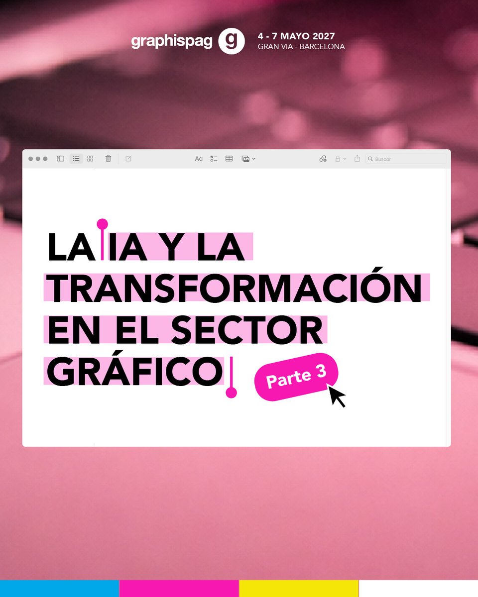 graphispag's tweet photo. 💡 La IA en el sector gráfico | Pt. 3

En esta tercera parte exploramos cómo la IA impulsa la innovación en tres ámbitos clave:

🔹 Tintas y consumibles.
🔹 Preimpresión.
🔹 Software de gestión.

Una transformación hacia un sector más conectado, eficiente y competitivo.

👇👇👇 https://t.co/9yUzDyRMNa