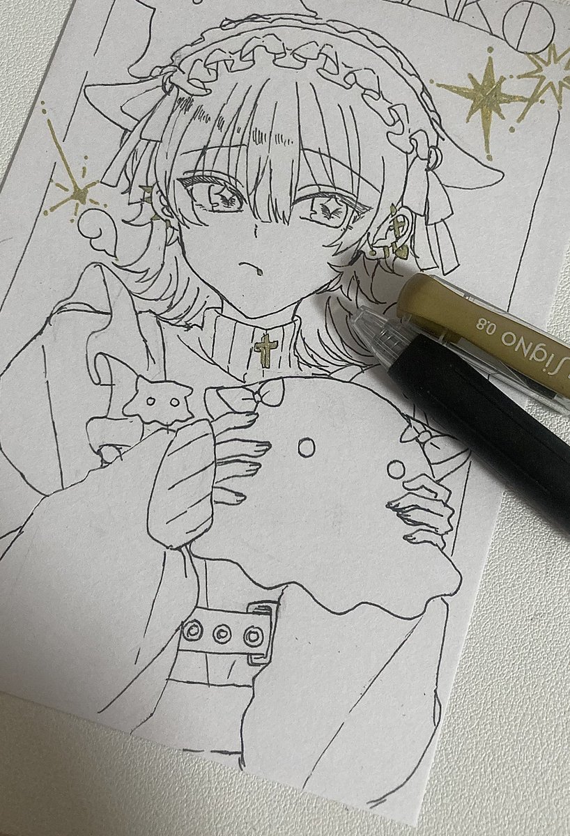 5383c3_'s tweet photo. 久々ｱﾅﾛｸﾞお絵描きですﾖ https://t.co/7mNIM9iUyB