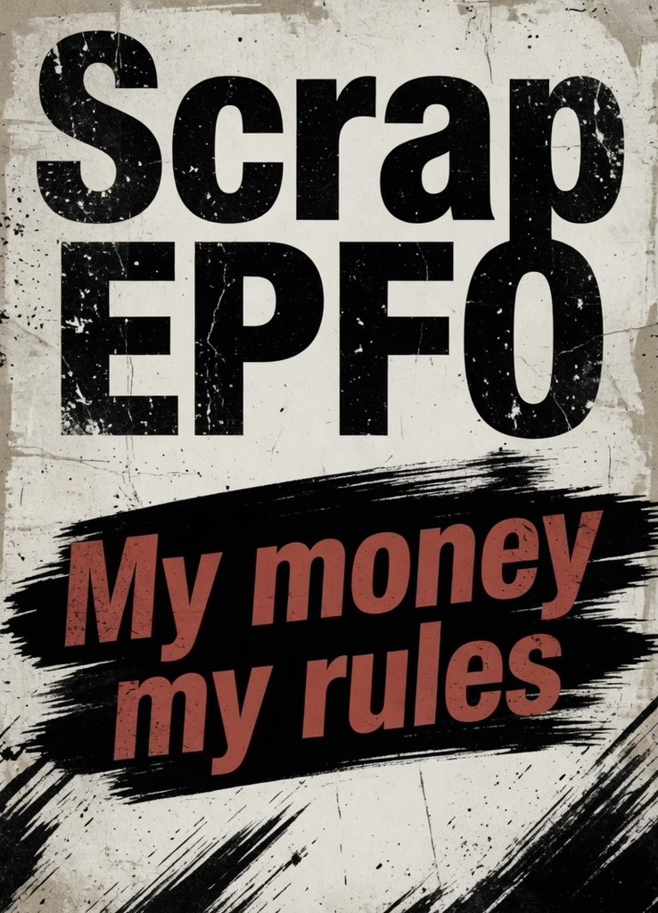 PranavaBhardwaj's tweet photo. #ScrapEPFO

Why my hard earned money should be controlled by inefficient, lazy and corrupt babus of EPFO. https://t.co/f7PNHQ0dEj