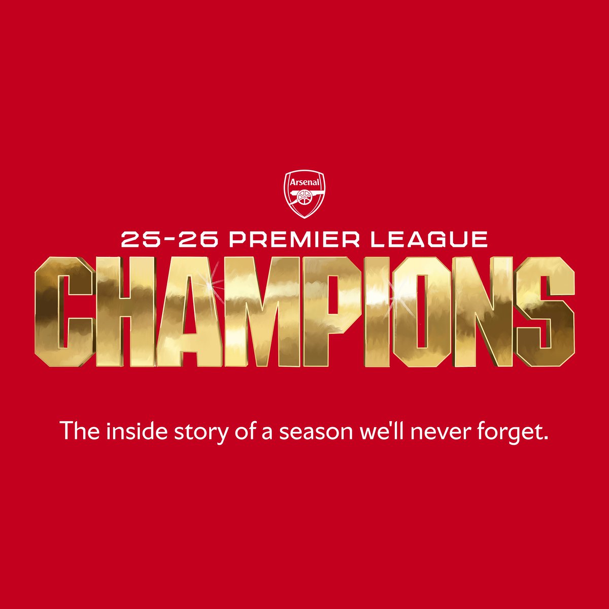 Arsenal's tweet photo. 💬 "This isn't just about winning the title as a group of players. This is about something that represents an area, represents values, represents people's dreams."

Our detailed inside story of a season we'll never forget...