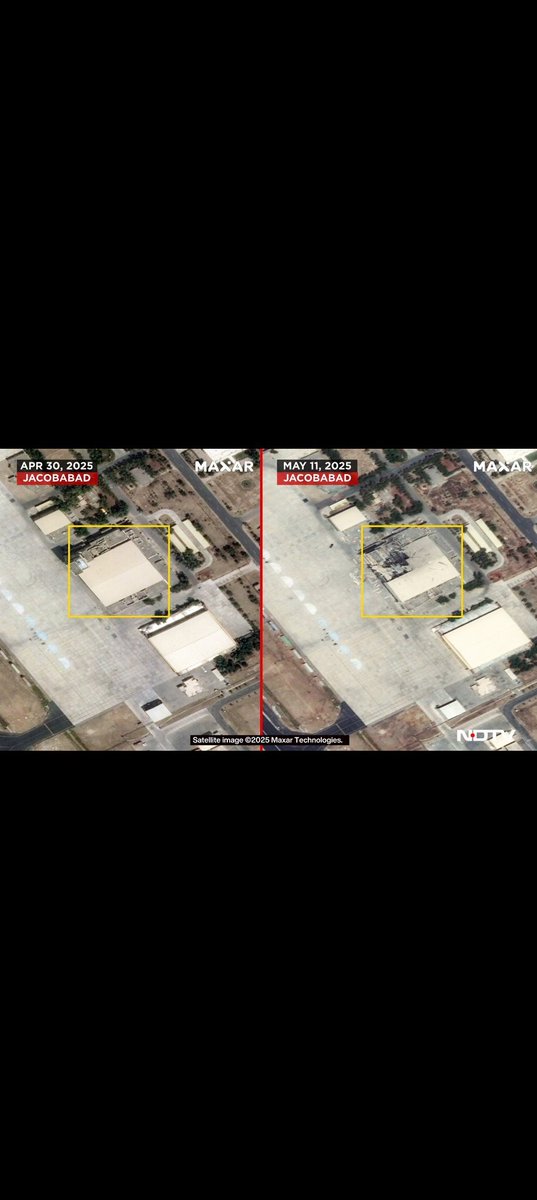RamMadhav20's tweet photo. @ElhamParvini @IndianTechGuide Well show me one real verified photo of a crashed rafale or one photo of damage to our air base on a verfied satellite picture.
I'll provide you with what we did.👍 https://t.co/ouDUZMwXVE