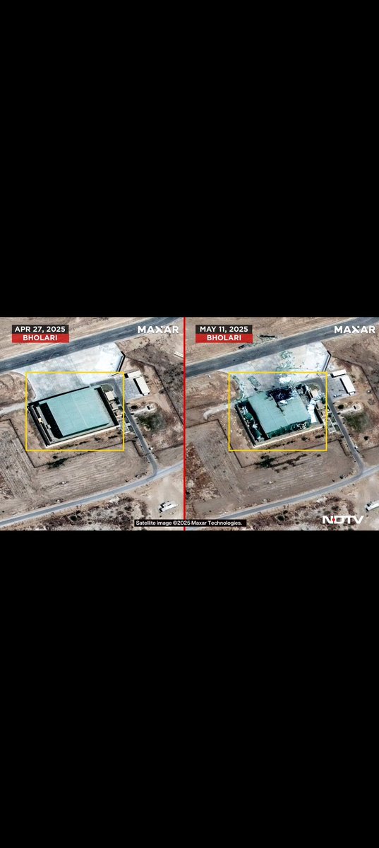 RamMadhav20's tweet photo. @ElhamParvini @IndianTechGuide Well show me one real verified photo of a crashed rafale or one photo of damage to our air base on a verfied satellite picture.
I'll provide you with what we did.👍 https://t.co/ouDUZMwXVE