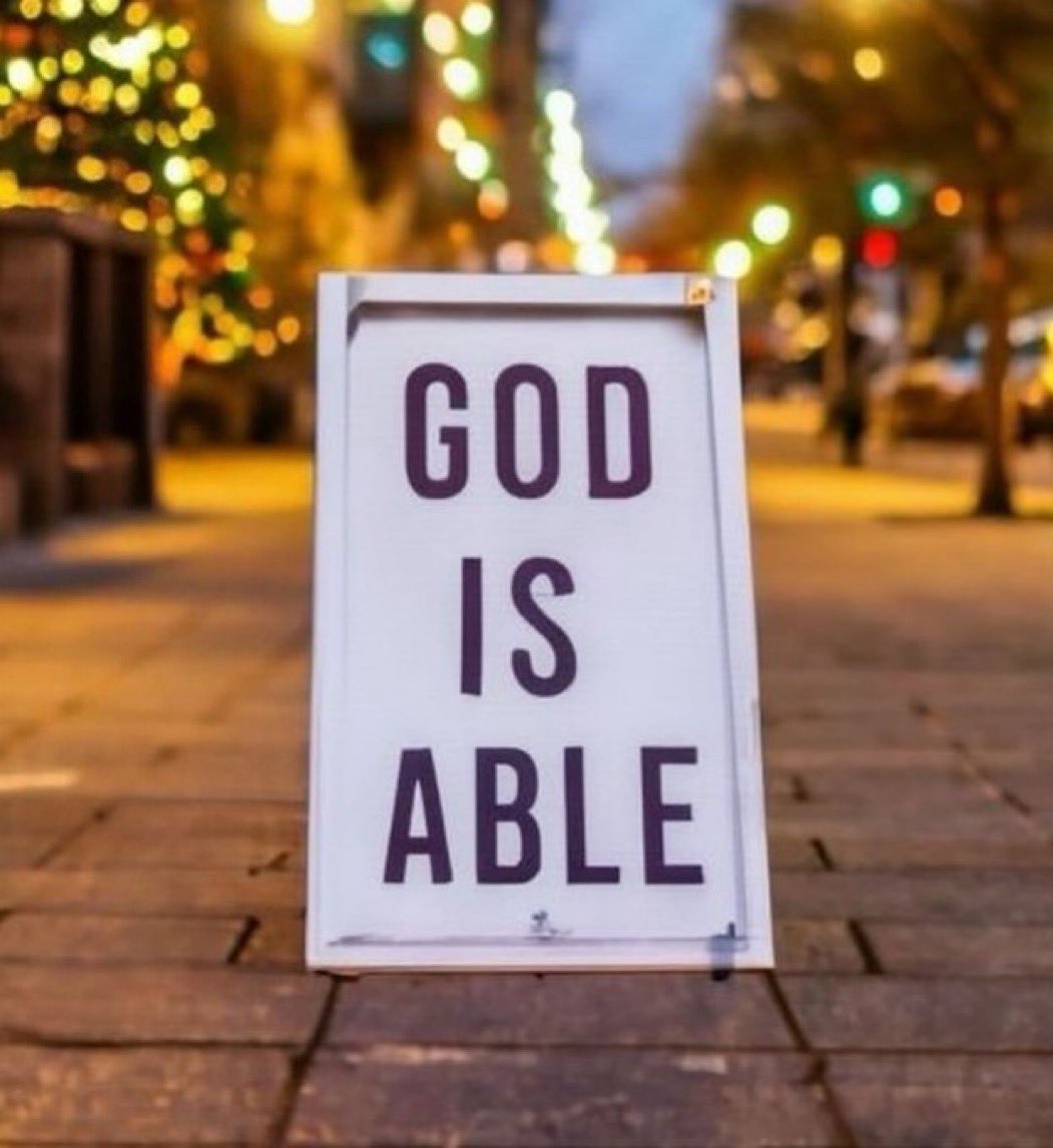 Faithdaily__'s tweet photo. God is able https://t.co/hc7UDCFOru