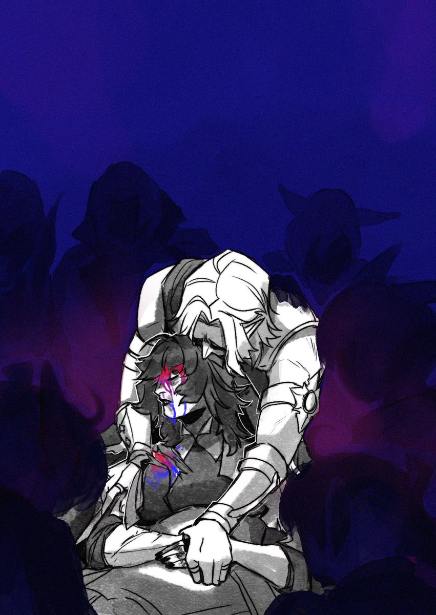 necromosss's tweet photo. ⚠️ENDWALKER SPOILER⚠️
(3/2) bonus doodle ig
.
.
.
aren't you tired, holding her in that condition for times now? #wolrianger https://t.co/0cwVwLYJBR