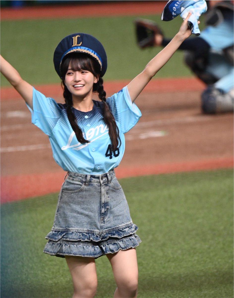 nogifujisan's tweet photo. 2026.7/31埼玉西武ライオンズvsオリックス・バファローズinベルーナドーム
瀬戸口心月

心月自慢の筋肉撮れた💪

#seibulions 
#乃木坂46
#乃木坂野球部
#瀬戸口心月 https://t.co/MFw1h2EA7k