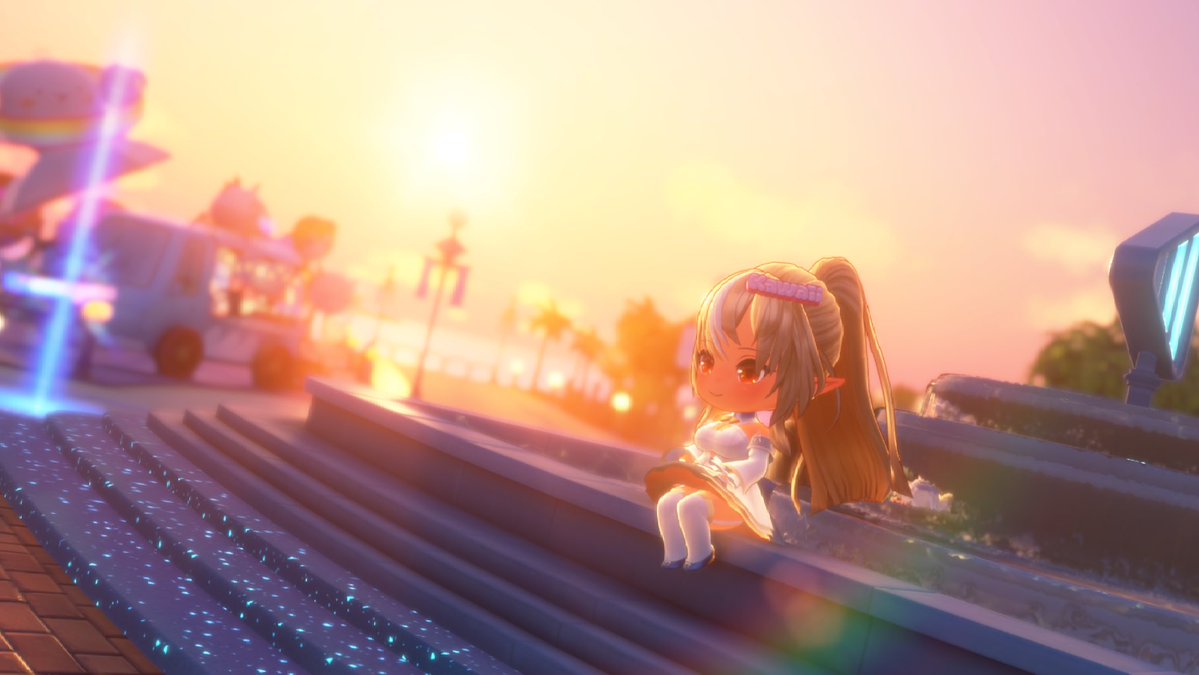 UkareX's tweet photo. 夕焼けとフレア🌇
撮影止まらない!!!
 #ホロドリ https://t.co/aEbtaJRrWP