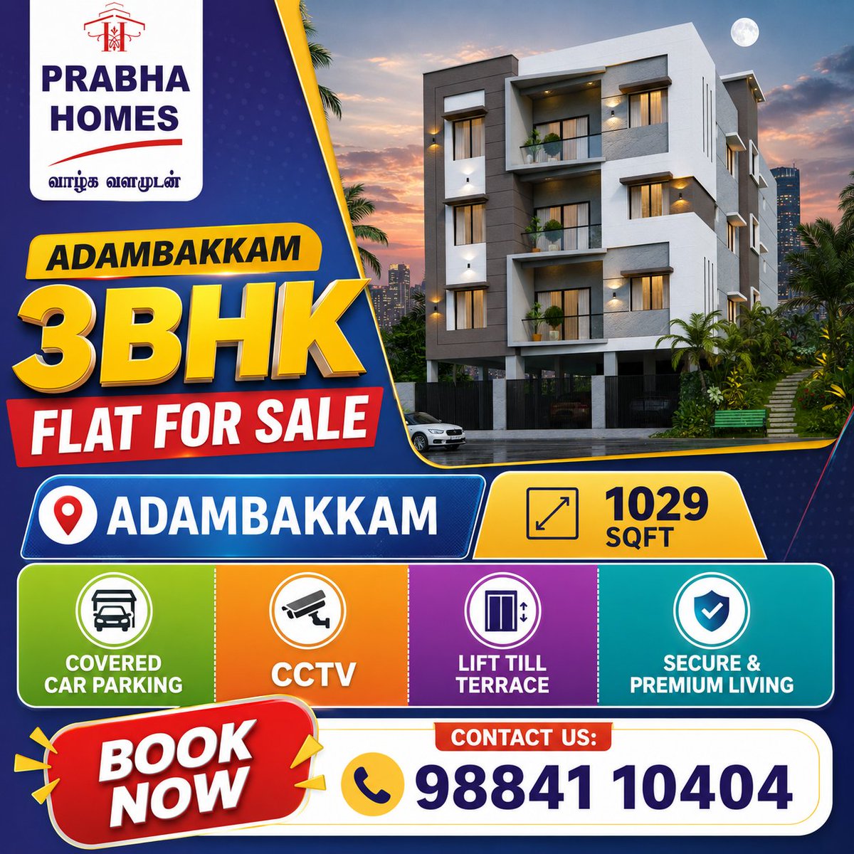 PRABHAHOMES's tweet photo. Your Dream Home is Waiting!

🏡 Dream Bigger. Live Better.

Discover premium 3BHK apartments in Chennai's prime locations with modern amenities, superior quality, and excellent connectivity.

📍Ullagaram | 📍Adambakkam

☎ Call Today to Book Your Visit. +91 9884110404 https://t.co/TwmvkBLWF1