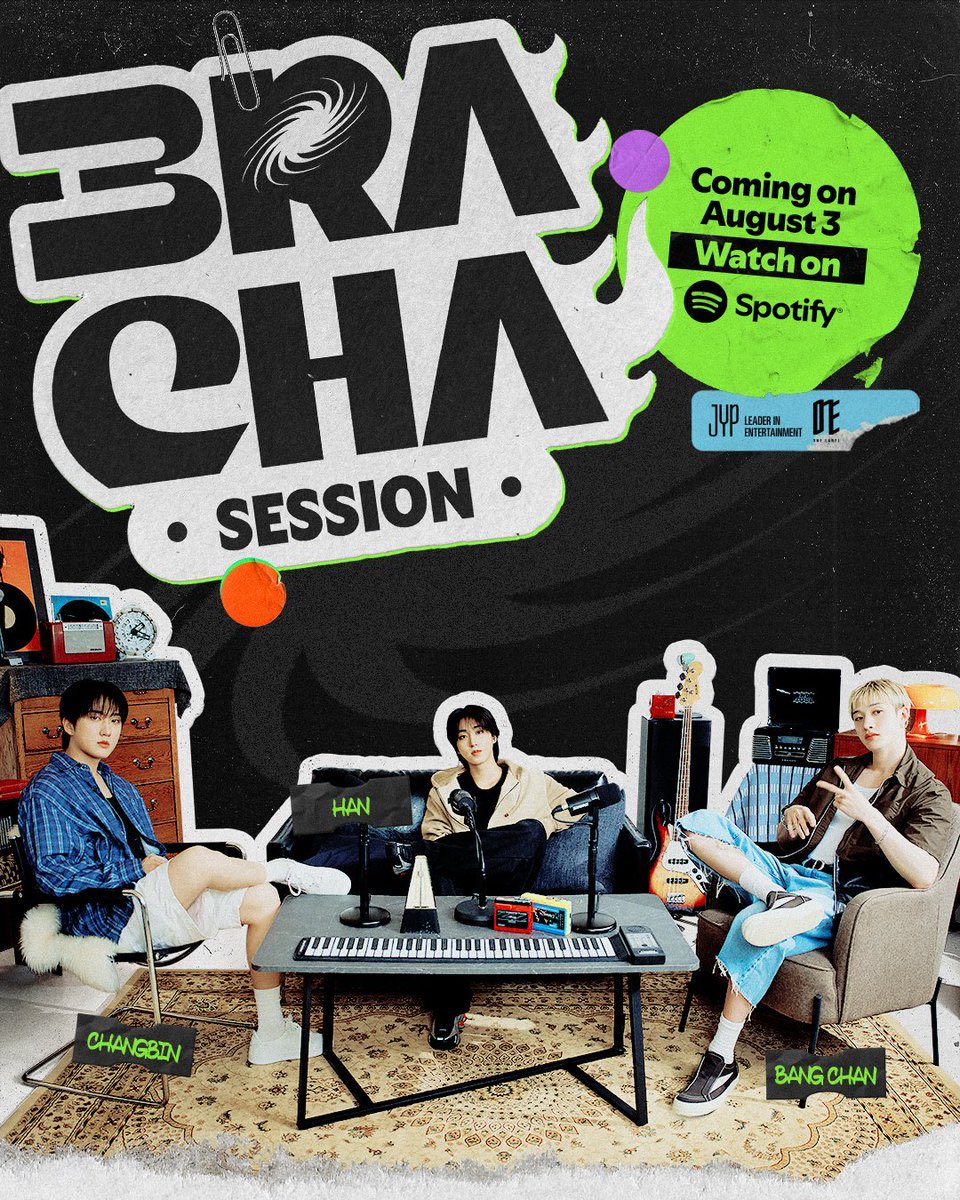straykids_pt__'s tweet photo. 3RACHA terá podcast de 6 episódios no Spotify! ❤️🔥
O “3RACHA Session” contará com 6 episódios e o primeiro irá ao ar dia 3 de agosto! Mal podemos esperar. ✨
#3RACHA #Bangchan #HAN #Changbin
#CB97 #Jone #Spearb #StrayKids #YouMakeStrayKidsStay https://t.co/qFNjZEZrEB
