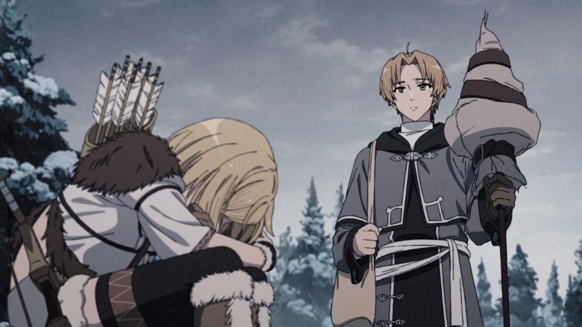 mushokutensei_A's tweet photo. 「 #無職転生Ⅲ」
第6話「修羅場再び？」放送まで
あと１時間!!
￣￣￣￣￣￣￣￣￣￣￣￣￣￣￣
第6話「修羅場再び？」
▶https://t.co/CJ0kMSdX8B

TOKYO MX・BS11で24:00～
25:30～サンテレビ／24:45～KBS京都 放送!!
ABEMA・dアニメストアでは地上波同時/最速配信 https://t.co/X5KdTO4fuE