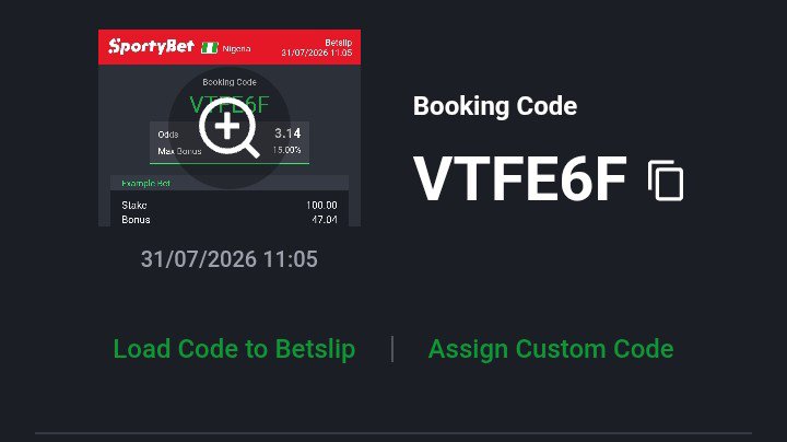 Destinyparkbet's tweet photo. VTFE6F

Sportybet https://t.co/ggQmP2AqSK