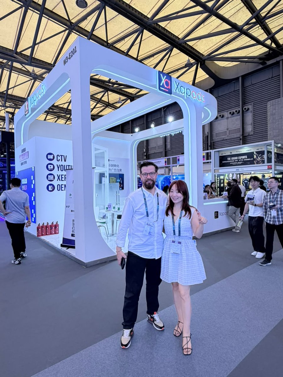 xapads's tweet photo. Day 1 at ChinaJoy 2026 is in full swing! 🇨🇳

The conversations are flowing, new connections are taking shape, and we're excited for everything the day has in store.

Sharing a few moments from the floor. If you're around, come say hello at Hall W3, Booth No. E201👋🏻

#Xapads https://t.co/oBIIG4OtZy