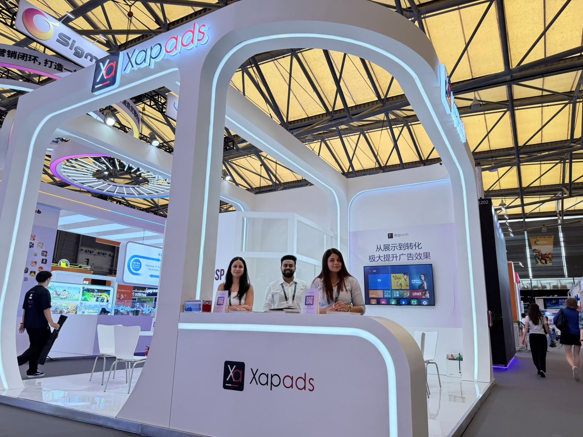 xapads's tweet photo. Day 1 at ChinaJoy 2026 is in full swing! 🇨🇳

The conversations are flowing, new connections are taking shape, and we're excited for everything the day has in store.

Sharing a few moments from the floor. If you're around, come say hello at Hall W3, Booth No. E201👋🏻

#Xapads https://t.co/oBIIG4OtZy