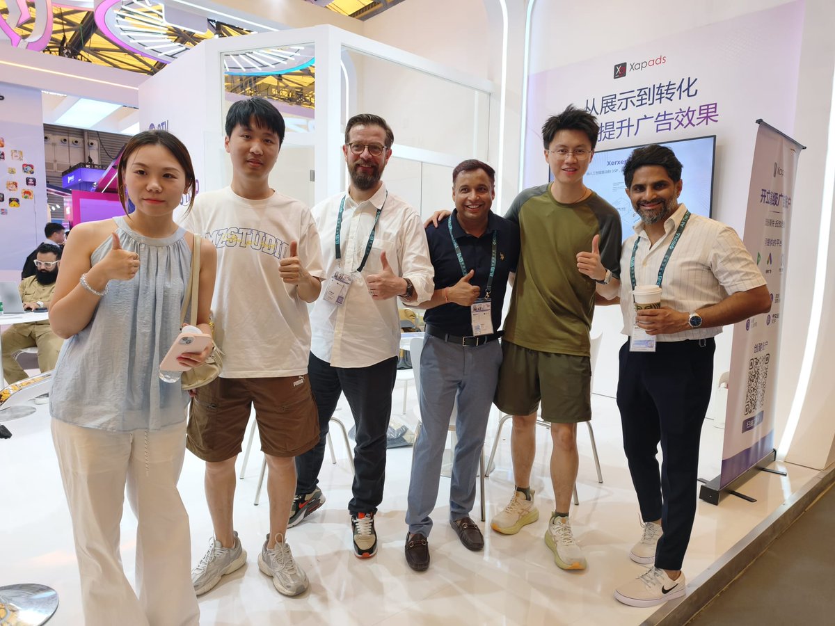 xapads's tweet photo. Day 1 at ChinaJoy 2026 is in full swing! 🇨🇳

The conversations are flowing, new connections are taking shape, and we're excited for everything the day has in store.

Sharing a few moments from the floor. If you're around, come say hello at Hall W3, Booth No. E201👋🏻

#Xapads https://t.co/oBIIG4OtZy