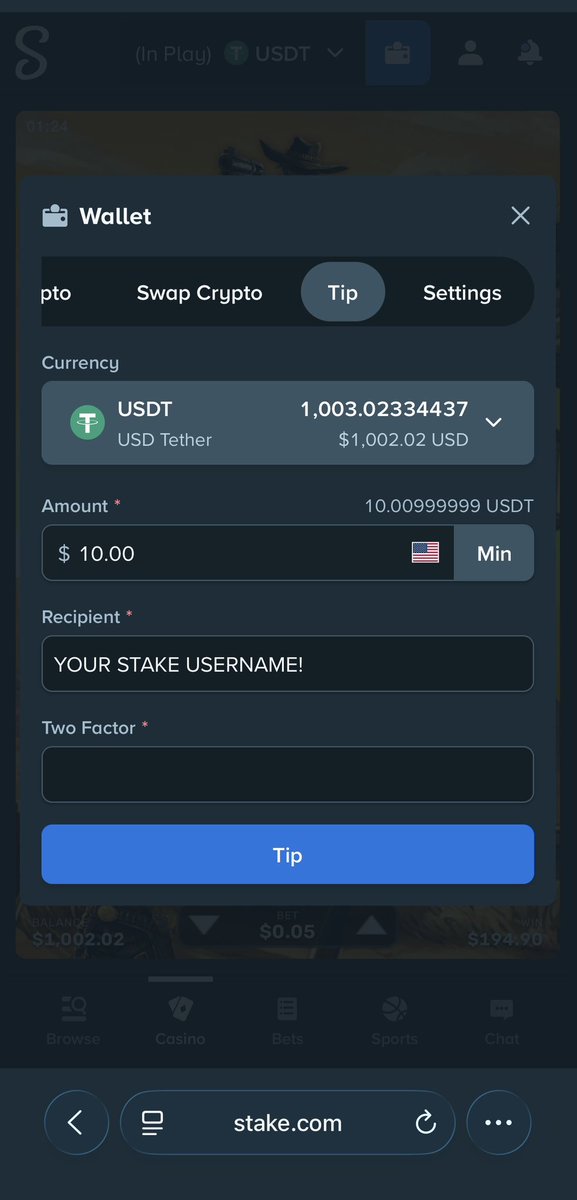 YtZlashy's tweet photo. Reply with your @Stake Username + Follow @FreeCasinoCode for a tip🎁 https://t.co/NuUpe32XMY