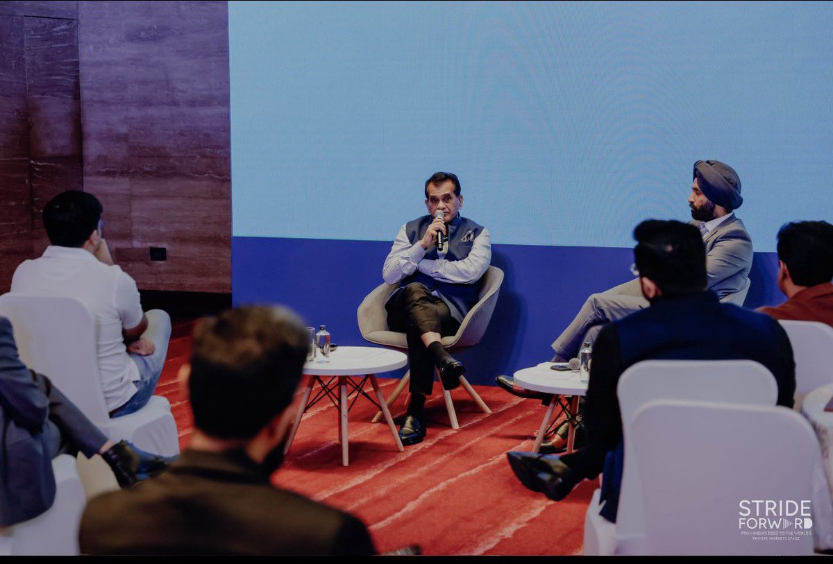 amitabhk87's tweet photo. At the @VenturesStride lively and vibrant “Make in India Build For The World” interaction with Startups I highlighted that AI is now the critical axis alongside scale and governance. India ranks first in the world for AI skill penetration. It accounts for one in five AI projects on GitHub globally. Generative AI hit 53 percent global population adoption in three years, the fastest diffusion of any general-purpose technology in history. The cost of an AI query has fallen 280-fold in 18 months.
The Startups that embed AI as an intelligence layer now will have a structural cost and quality advantage that will widen every year.