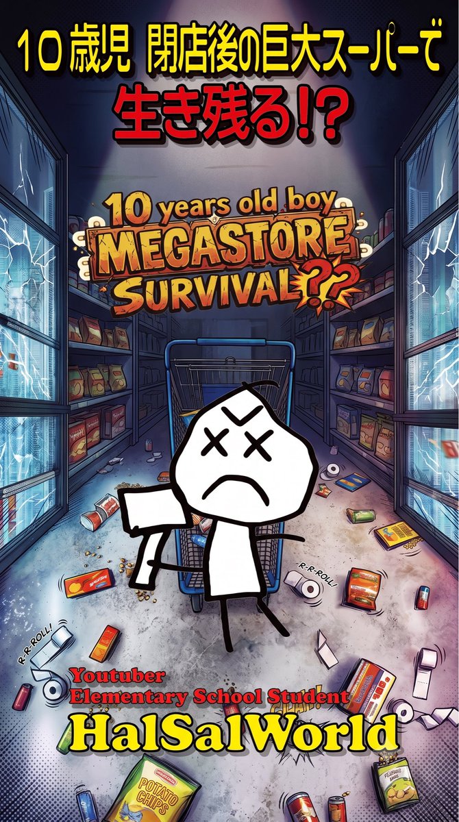 HalSalWorld's tweet photo. 新作アップしました！今回はメガストアです！見てね！

#Roblox #ロブロックス #ゲーム実況 #MrBeast #MrBeastオマージュ #HalSalWorld #10歳 #小学生 #RobloxGaming

https://t.co/jQBOdYwcux https://t.co/ntppXKnXYR