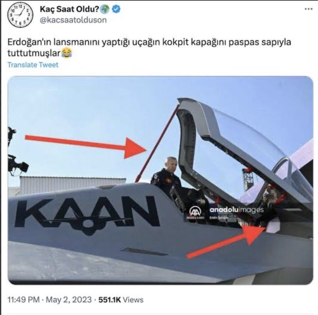 AksanSertac's tweet photo. #KAAN

Kalorifer peteği ve Vileda sapı gelişmeye devam ediyor… https://t.co/20xi7GDWWx