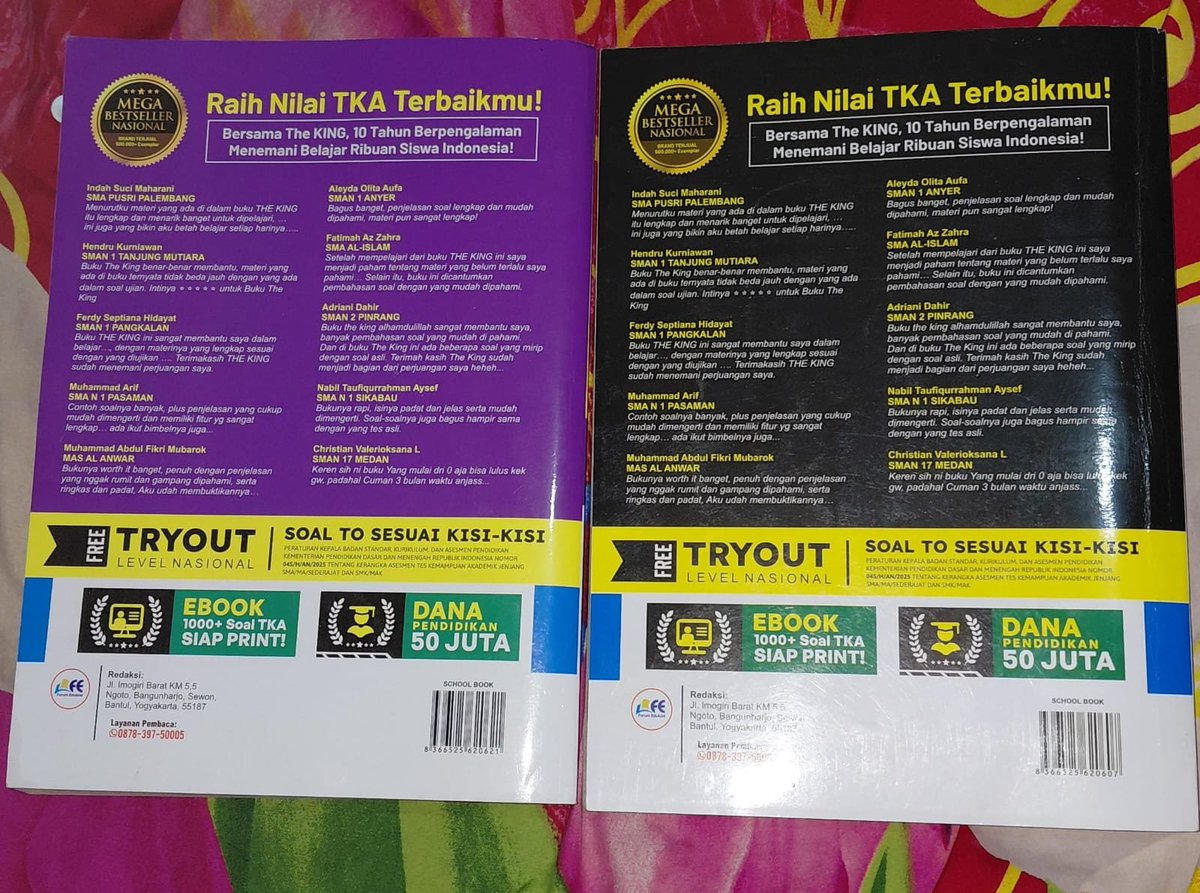 musedoctrine's tweet photo. #zonauang #wts
wts — buku TKA 2025

Kondisi 90% good conditions like new. Pemakaian pribadi, baru dibeli September tahun lalu. 120k (negtip) for 2 books. https://t.co/ji114dBDkW