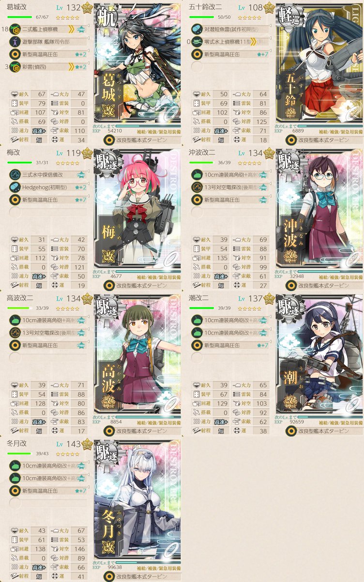sanmafish's tweet photo. E3甲
装甲破砕ギミック解除

①Qマス
陣形は輪形⇒警戒⇒警戒
基地はQマス集中

②Wマス
陣形は警戒⇒輪形⇒警戒⇒単縦
基地は第1をSマスとVマスに分散、第2をWマス集中

③Xマス
陣形は警戒⇒輪形⇒警戒⇒単縦
基地は第1をSマスとVマスに分散、第2をXマス集中

④基地 https://t.co/aTZZAETc09
