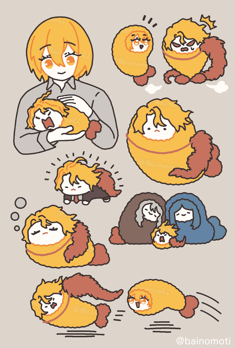bainomoti's tweet photo. エビフライのサンチョ https://t.co/EBvbqzRWpw