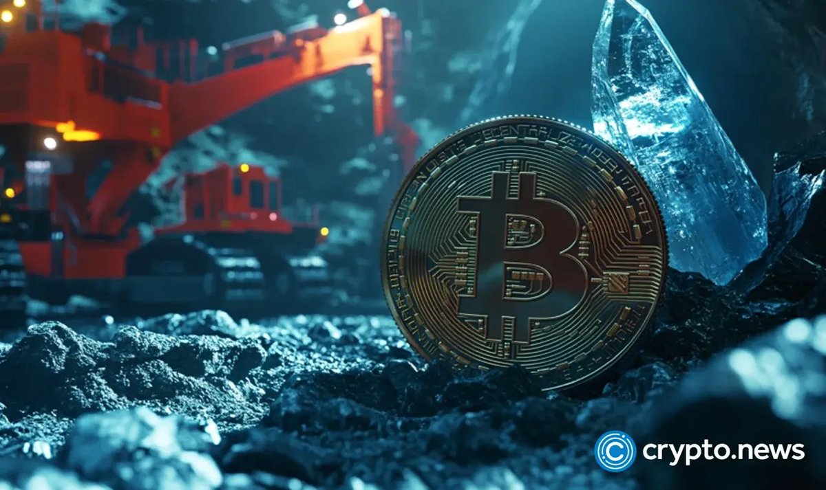 TitanTechIn's tweet photo. Bitcoin mining difficulty declined by 19.9% from its peak as hashrate falls. This suggests some miners are capitulating, though their public stocks are still catching an AI bid. https://t.co/11o0VWfVHv