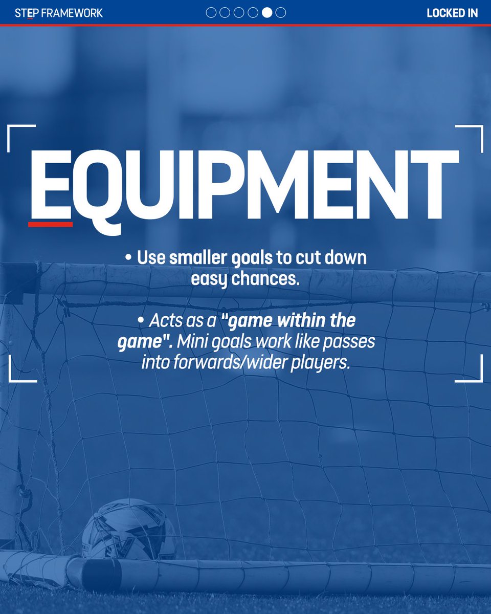 EnglandLearning's tweet photo. Learn how to press, cover and delay with this practice.

Swipe to find out how to adapt ‘Locked In’ 🔐