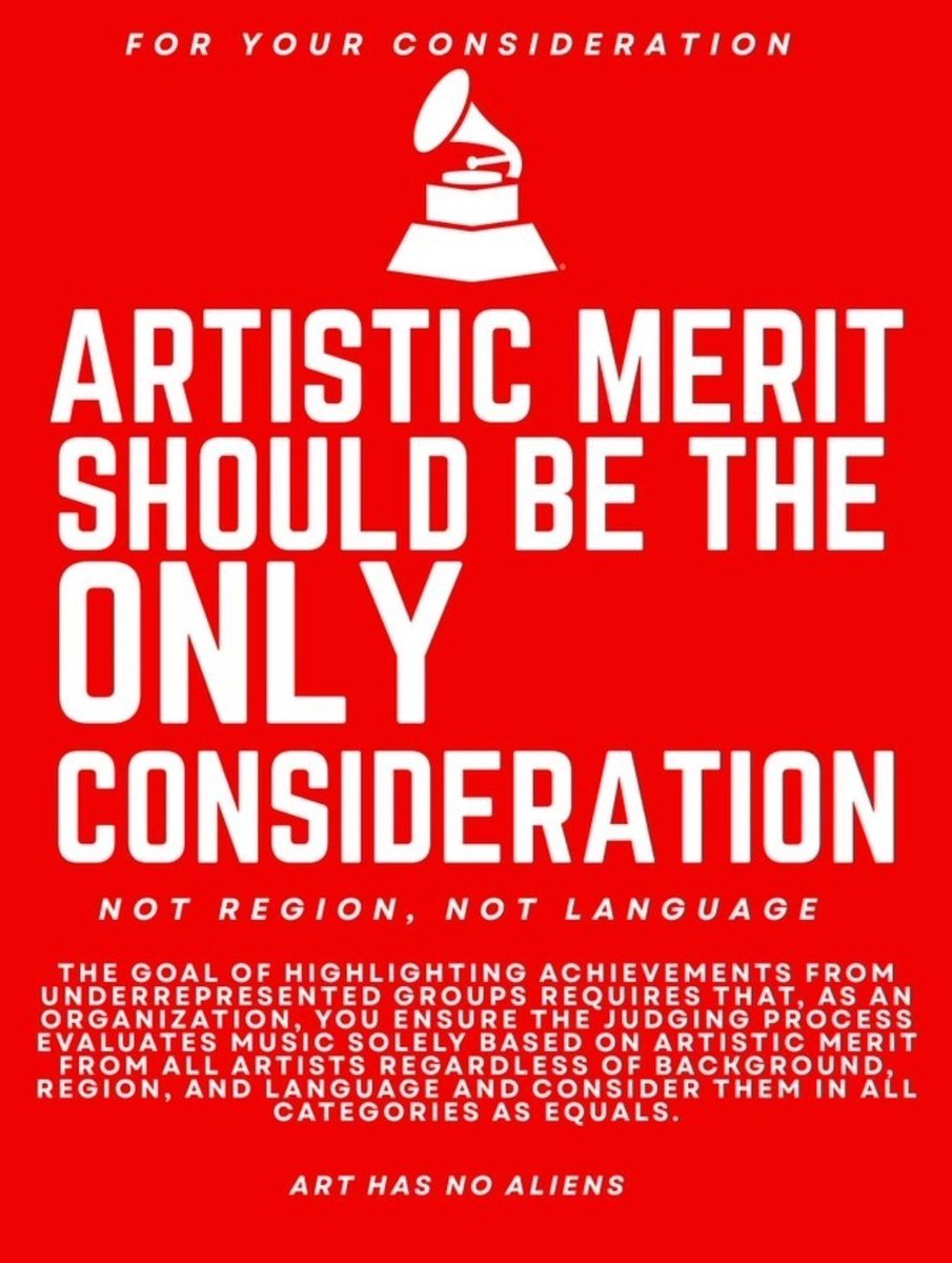 abrtmsy200930's tweet photo. ART HAS NO ALIENS @RecordingAcad 

#ArtHasNoAliens https://t.co/2wcAyyVUln
