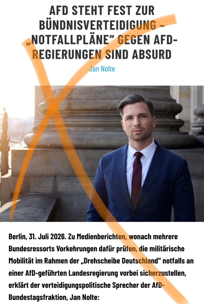 rick_sonnens's tweet photo. Wenn eine Partei ständig Narrative bedient, die Moskau freuen, ist Misstrauen kein Alarmismus, sondern nüchterne Analyse.

#Demokratie
#Populismus #noafd #fckafd #NazisRaus #AfDmachtDumm #wirsindmehr #Wirsindbunt #afDnee #FCKNZS #fckafd #wirsindantifa #patridioten https://t.co/j0eJBjbPsX